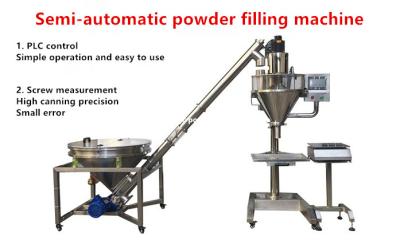 China 300g Semi Automatic Small Dose Powder Filling Machine Dry Chemical Industry for sale