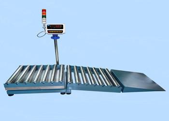 China 100KG 5G Slope RCSR6060 Roller Conveyor Machine Weighing Scale Alloy Steel for sale