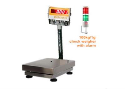 China 60kg Relay Output Alarm Checkweigher Scale RS485 Checking Weight Machine for sale