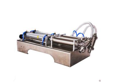 China 0.4 Mpa Two Head Water Filling Machine Semi Automatic Bottle 0.3m3 Min for sale