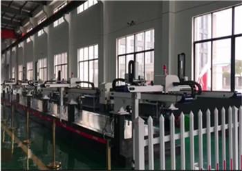 China Constant Overturn Torque Two Axis Robot Servo Driven Traverse For Packing for sale