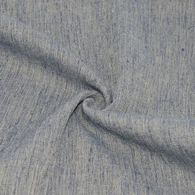 China Gray 100% Shrink-Resistant Wholesale Best-Selling Excellent Quality Organic Cotton Crepe Linen Fabric for sale