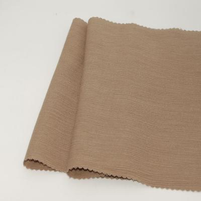 China Chiese Factory Plain Textile 40S Hign Quality Shrink-Resistant Yarn Dyed 100% Twist Cotton Crepe Fabric for sale