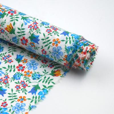 China XH-YJZ2461 Best Price Great Quality 100 Colored Cotton Plain Shrink-Resistant Flowers Printed Fabric For Clothes for sale