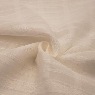 China Widely Used Raw White Weave Cotton Gauze Shrink-Resistant Fabric For Shirt for sale