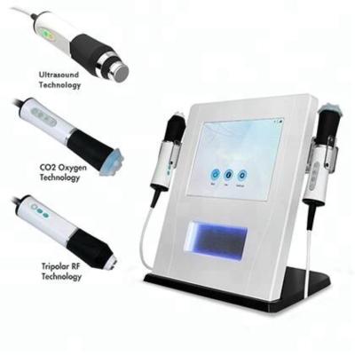 China Skin Rejuvenation 3 In 1 CO2 Bubble Oxygenation Machine Ultrasound Oxygen Therapy Oxygen Jet Facial Skin Lightening Tightening for sale