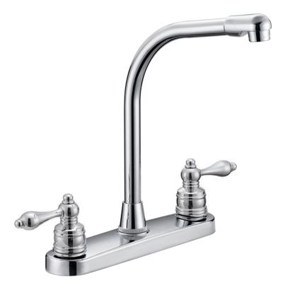 China Wholesale Quality Thermostatic Faucets Chrome Finished Double Handle Kitchen Dynasty Faucet for sale