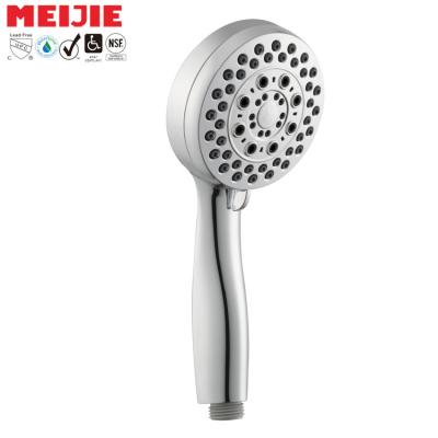 China Without Slide Bar Bathroom Faucet Hand Shower Head Rainfall Five Function Plastic Multiple Shower Head for sale