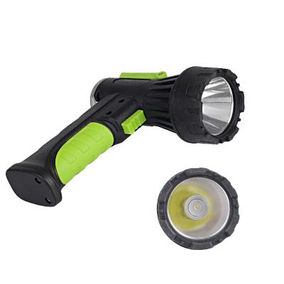 China Super Bright Industrial Lightweight 2000 Lumens DC IP65 Waterproof Rechargeable Handheld Spotlights For Searching Emergency for sale