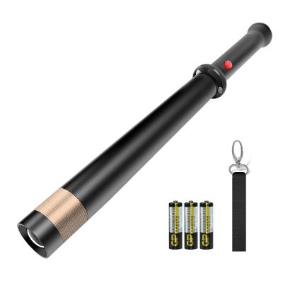 China High-Low-strobe baseball bat long-range self-defense aluminum multifunctional waterproof zoomable led explosion-proof flashlights for sale