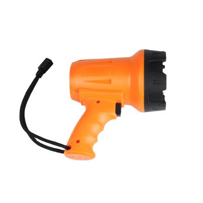 China LED Industrial Rechargeable Handheld Emergency Spotlight Waterproof Flashlight Spotlight for sale