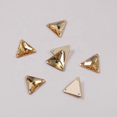 China Flatback YANRUO 3270 All Size GSHA Triangle Stones Rhinestones Flat Back Seam Rhinestones For Shoes for sale