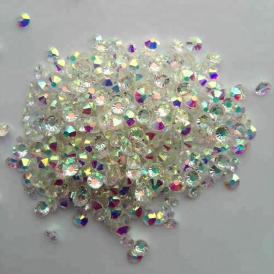 China Flatback Crystal Non Hot Fix ab Nail Art Bling Rhinestones No Back Foil for sale