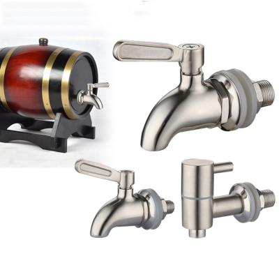 China Thermostatic Faucets Made in China 304 Stainless Steel Spigot Ball Valve Bubble Wine Faucet Metal Drink Dispenser Taps For Beer Drinks And Juices for sale