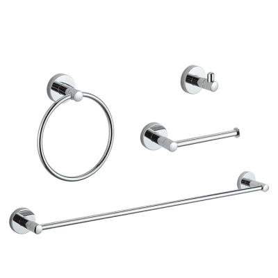 China Heater Bathroom Hardware Set Chrome Bathroom Accessories Set  24 Inches Adjustable Bathroom Towel Rack for sale