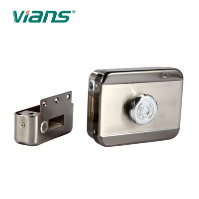 China wood door glass door/metal door/smart electric motor lock fireproof door for access control intercom for sale