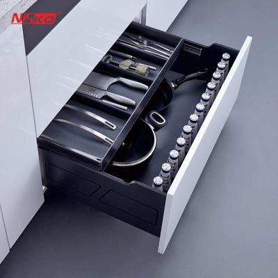 China New Design Kitchenware Kitchen Drawer Basket Pull Out Basket Kitchen Drawer Magic Basket for sale