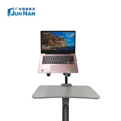 China Install Single Monitor Single Gas Single Arm Monitor Bracket Junnan Screen Arm Monitor Holder Laptop Mount Tray For Arm for sale