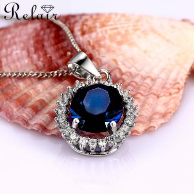 China Silver India Choker Overseas Jewelry Manufacturer Blue Zircon Jewelry Sets for sale