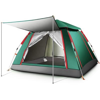 China Wet Fabric Shelter Family Pop Up Outdoor Camping Tents For Beach Travel Large Events Folding Roof Top for sale