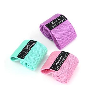 China High Elastic Strength Mini Bands Exercise Custom Fabric Resistance Band Set for sale