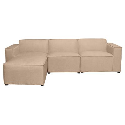 China L Shaped Fabric Sofa Lounge Sofa Modular Convertible Home Furniture Sectional Sofa for sale