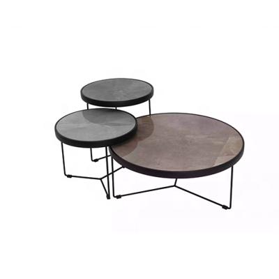 China Convertible Modern Office Living Furniture Sets Coffee Table Round Coffee Table for sale