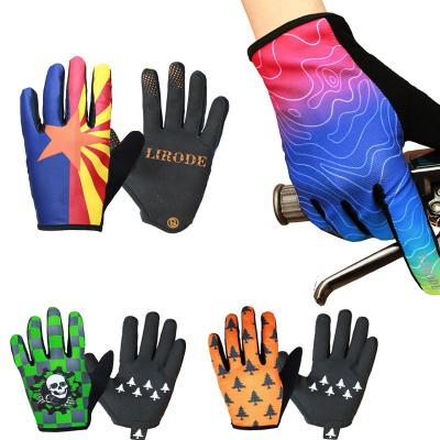 China OEM Full MTB BMX Mountain Bike Cycling Gloves Breathable Touch Screen Fit and Comfortable Touch Screen Cycling Bicycle Cycling Gloves for sale