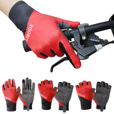 China Custom Wholesale Full Finger Full Finger Bicycle Gloves Winter Anti-Skid Touch Screen Bike Cycling MTB MX BMX Gloves for sale