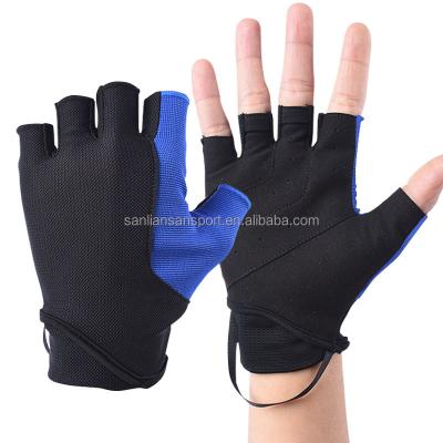 China Wholesale Custom Fit and Comfortable Half Finger Gloves Men and Girl Bicycle Gym Gloves Riding Factory for sale