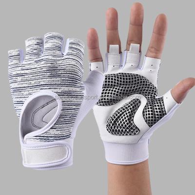 China Half-Finger Gym Stock Fit and Comfortable Gloves New Styles Breathable Fitness Sports Gloves Adult Teens for sale