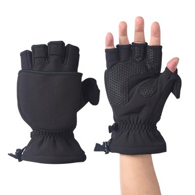 China Fishing Outdoor Sports Winter Hunting Full Finger Gloves Warm Non-slip Fishing Waterproof Touch Screen Ski Camping Gloves Gloves for sale