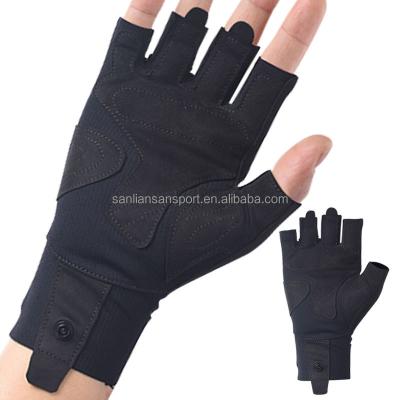 China Free Sample UV Protection Fisherman UV Sun Fly Fishing Custom Outdoor Gloves Kayaking Sailing Gloves Factory for sale