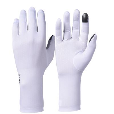 China New Women Anti Slip UV Protective Sun Safe Lightweight Touch Screen Sunscreen Driving Gloves Custom Hand Sun Blocking Gloves for sale