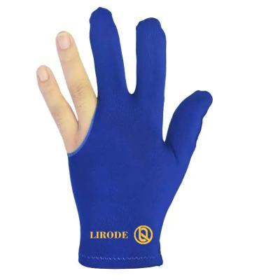 China 3 Finger Unisex Custom Nylon Glove For Table Tennis Gloves Pool Snooker Cue Shooter Black Snooker Gloves for sale