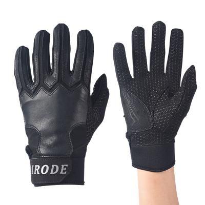 China Durable Wholesale Youth Adult Grip Padded Baseball Batting Gloves Goat Skin Leather Baseball Wadding Gloves Manufacturer for sale