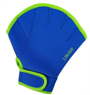 China Comfortable Custom Frog Webbed Gloves Resistance Water Resistance Aquatic Swimming Gloves For Water Aerobics Pool Playing Swim Training for sale