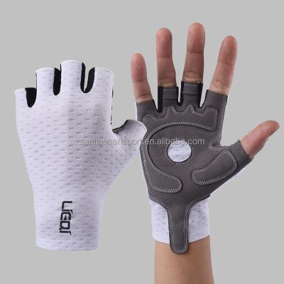 China Outdoor Sports Gloves Durable Microfiber Gloves Leather Reinforced Cycling Cycling And Running Gloves for sale