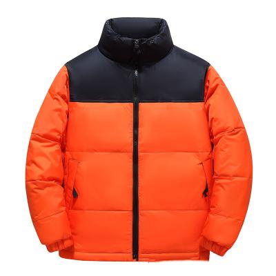 China CLF Wholesale Reversible White Duck Down Jacket Men's Thickened Casual Youth Warm Winter Bread Down Jacket for sale