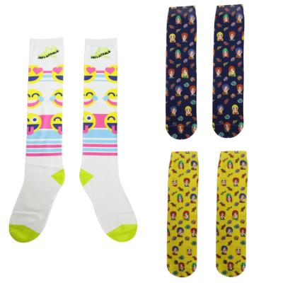 China QUICK DRY Socks 3D Printing Fashion Funny Cartoon Street Socks Personality Trend Socks for sale