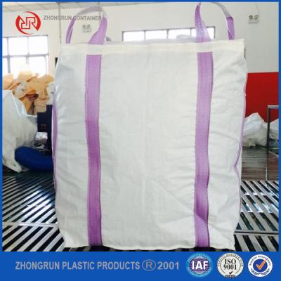 China 1 Ton Plastic Big Bag/ Super Sacks,plastic big bag with open top and discharge spout for sale