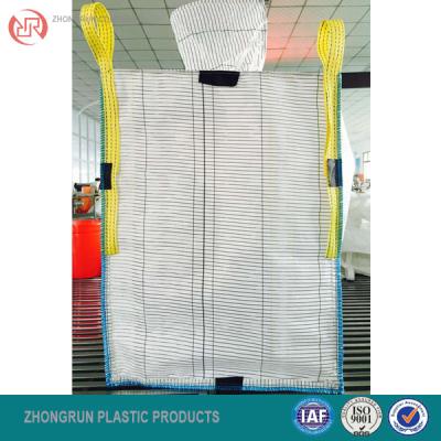 China 100% pp woven recycled FIBC conductive big bulk bag, conductive super sacks for sale