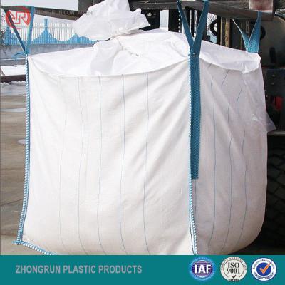 China baffle bag， 100% New virgin PP woven big bag , jumbo bag FIBC with filling for sale