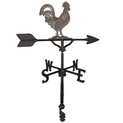 China Morden Metal  Rooster weather vane with Swedish Iron Rooster garden Ornament for sale