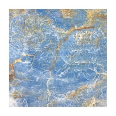 China TONGYU Luxury Kitchen Countertops Stone Modern Marble Panel Highly Polished Blue Azul Onyx Marble Slabs Marble Countertops for sale