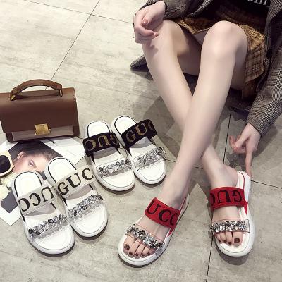 China New Design Fashion Trend Sale Women Lady Girls Summer Hot Flat Platform Anti-skid Open Toe Sandals for sale