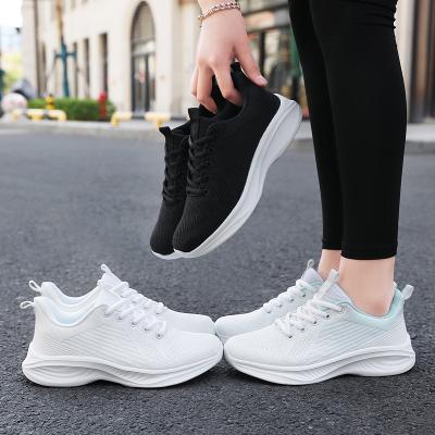 China Fashion Trend Women's Trail Running Increasing Berafoot Non-slip Shoes Mesh Fitness Jogging Casual Sneakers Breathable for sale