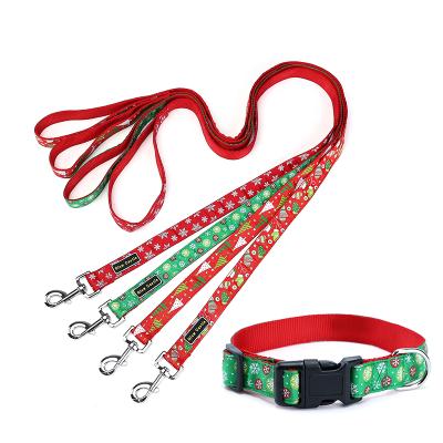 China ODM designer dog collars moq ODM webbing custom DETACHED colorful nylon pet suppliers stockings and leashes set model dog collar leash set for sale