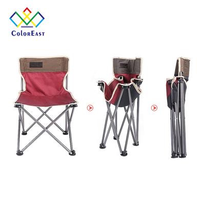 China Modern Environmentally Friendly Fabric Metal Material Folding Pocket Chair CEFC005 For Outdoor Living for sale