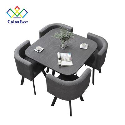 China Modern home dining table set modern style CECT005 for coffee shop for sale